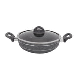 ROYALFORD | Smart Granite Series Wok Pan with Glass Lid | RF11966