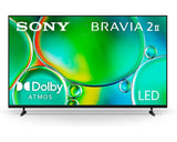 SONY | Bravia 2 II 4K Processor X1 4K Ultra HD High Dynamic Range (HDR) 55 inch Google TV (2025 model) | K-55S20M2