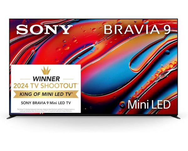 SONY | Bravia 9 Mini LED QLED 4K Ultra HD 85 inch Smart Google TV | K-85XR90