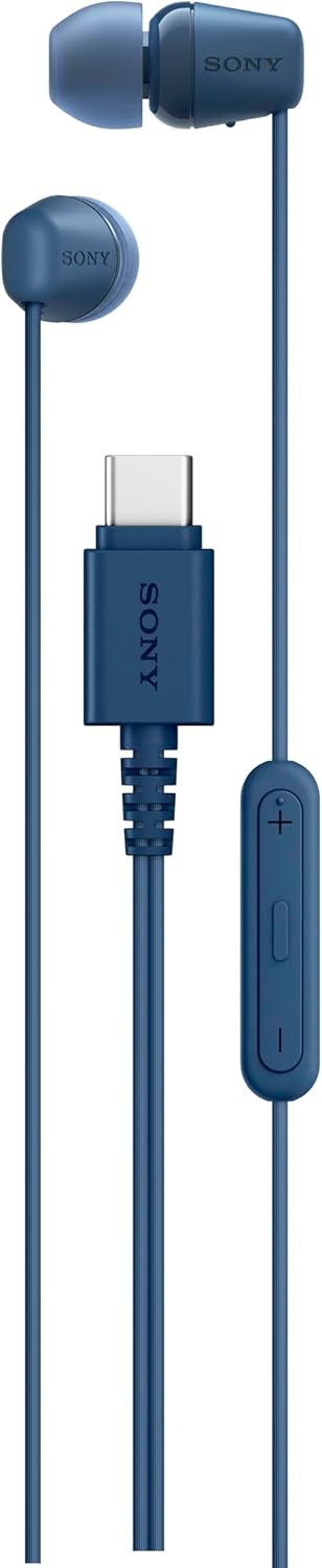SONY | USB-C Wired In-Ear Headphones - Blue | IER-EX15C/LZ