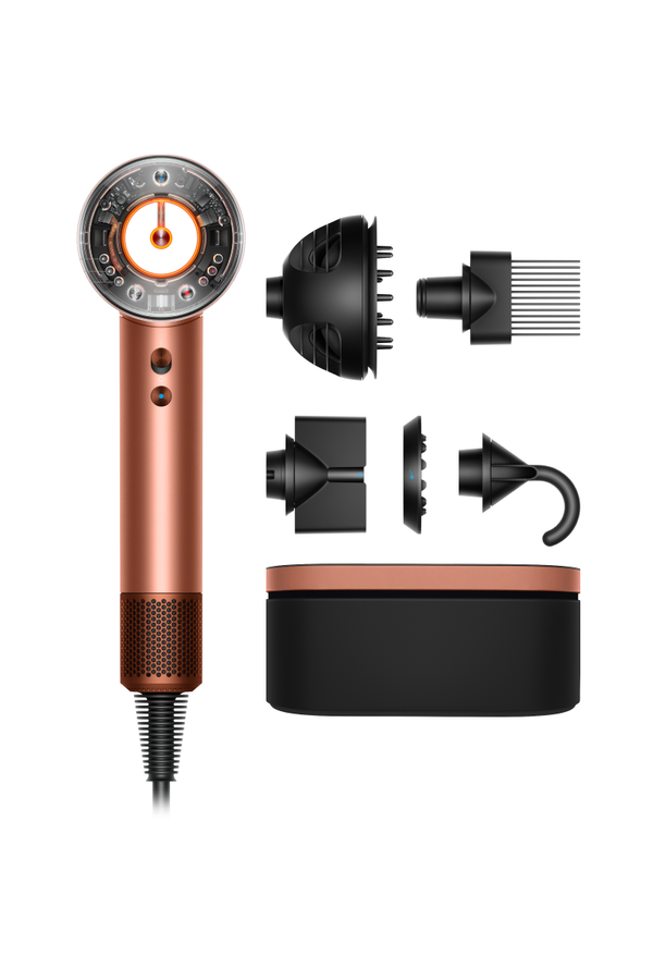 DYSON | Supersonic Nural Hair Dryer Curly Coily Amber Silk Gift Edition | TE0238314