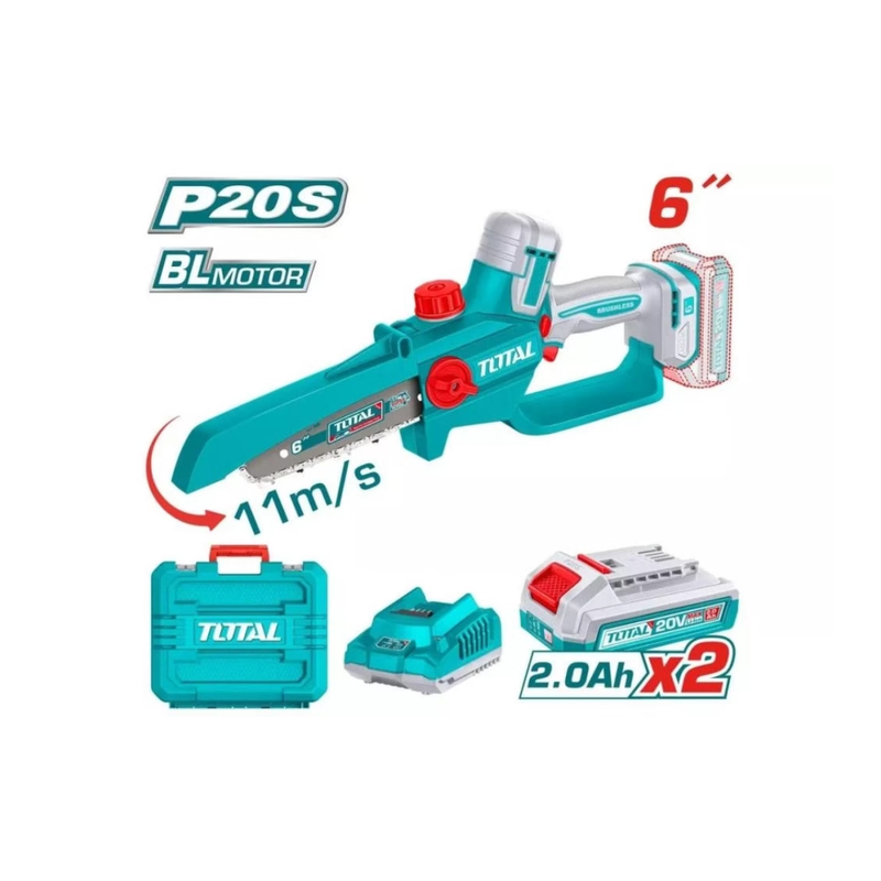 TOTAL | Cordless Pruner Saw 6″ | TGSLI20662