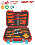 TOTAL | 16PCS insulated hand tools set |THKITH1601
