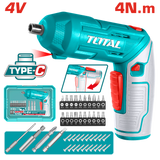 TOTAL | 4Nm Li-ion Cordless Screwdriver | TSDLI04425