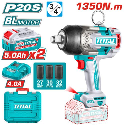 TOTAL | Cordless impact wrench | TIWLI20135