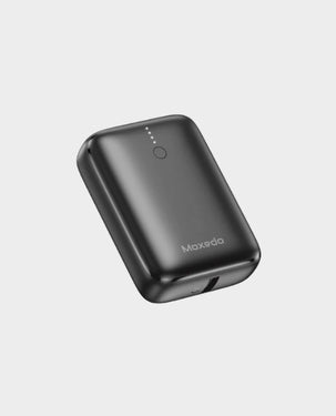 MOXEDO | Porta Go Mini Power Bank 10000mAh 22.5 W Type-C and USB-A Black | MX-WPB011