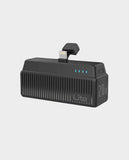 MOXEDO | Lite Mini Pocket Power Bank 5000mAh with Lightning Connector 20W Black | MX-CPB030