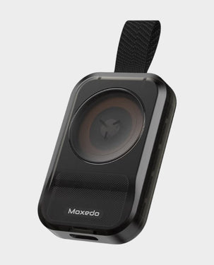 MOXEDO | Portable Watch Charger Wireless Magnetic Charger with USB-C Port for Apple Watch Black | MX-SWC012