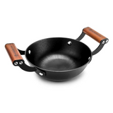 WONDERCHEF | Ferro Cast Iron Kadhai 20cm Black | 63155058