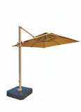 Banana Umbrella 3X3 M With 86L Water Base With Remote Control For Light And Solar Panel | PROAC2218B