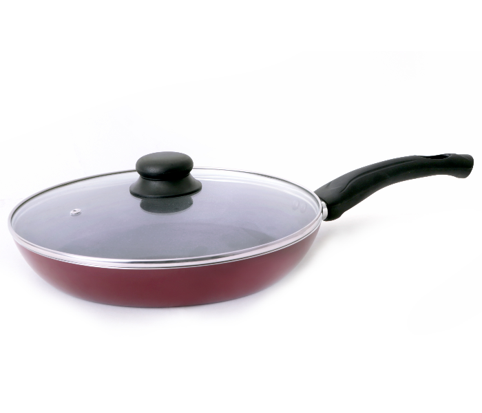 ROYALFORD | 24cm Fry Pan with Lid Red | RF2951