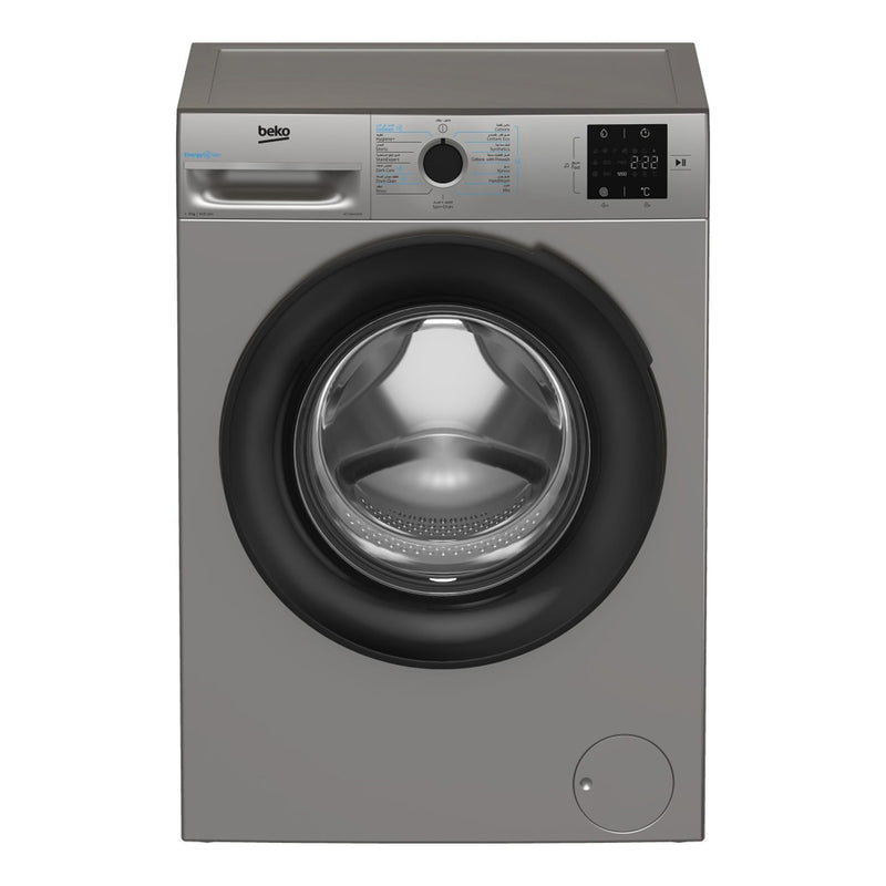 BEKO | 9kg Front Load Washing Machine, 1400 RPM, Silver | WTV9140NXS