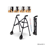 Lightweight Foldable Walker Height Adjustable | mw332-3