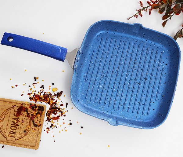 ROYALFORD | 26Cm Extra Grill Pan Blue | Rf8382