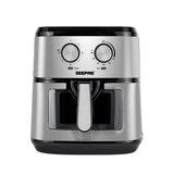 GEEPAS | Air Fryer 9.2 Ltrs Pot with Rack with Vortex Frying Technology Black Silver | GAF37542