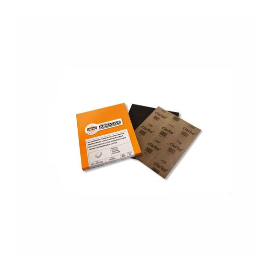 CLARKE | Waterproof Latex Sanding Paper 220 Grit with 50 Pcs in Packet | APL220CL