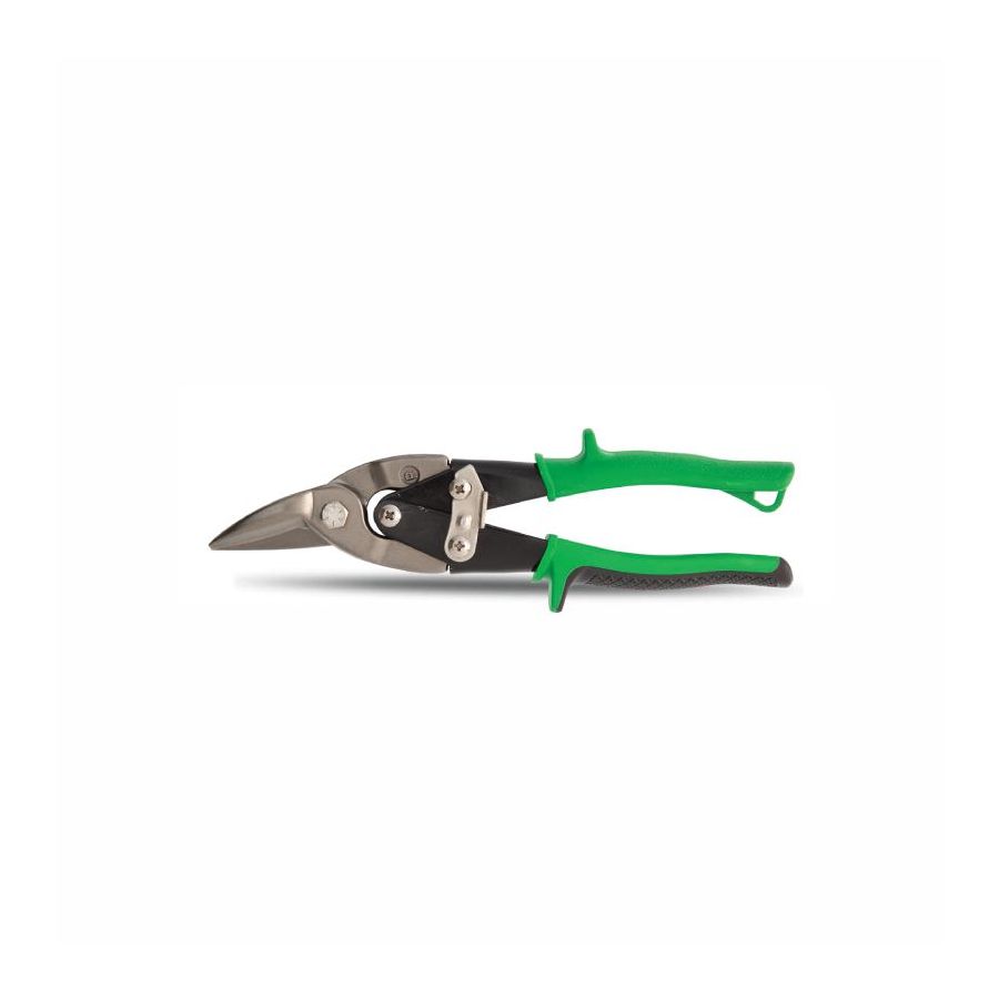 CLARKE | Aviation Snip Right 250mm with induction hardened cutting edges & green colour handle| ASRC