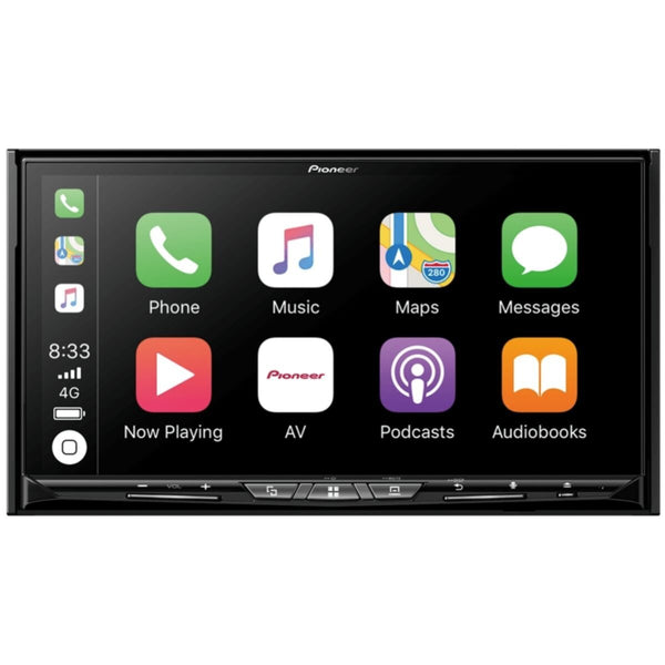 PIONEER | In-Dash Double-DIN DVD Multimedia AV Receiver with 7-3inch WVGA Touchscreen Display, Built-in Wi-Fi for Apple CarPlay Wireless and Android Auto Wireless, Dual USB, and SD Card Slot | AVH-Z9250BT