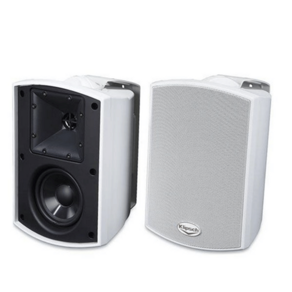 KLIPSCH | 4" Two-Way All-Weather Loudspeaker Pair White | AW-400