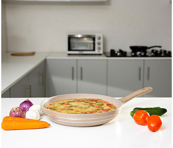 ROYALFORD | 24Cm Granite Coated Smart Frypan Beige | Rf9463Bge