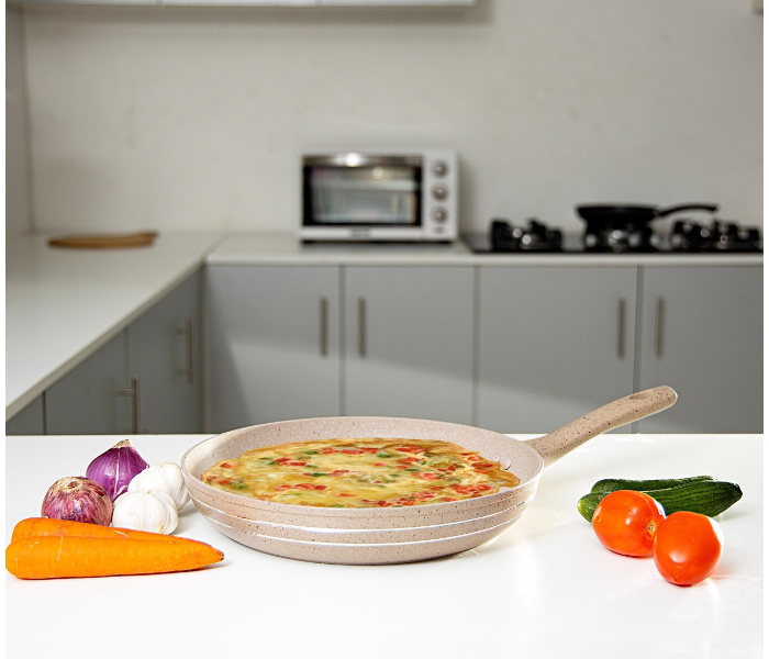 ROYALFORD | 24Cm Granite Coated Smart Frypan Beige | Rf9463Bge