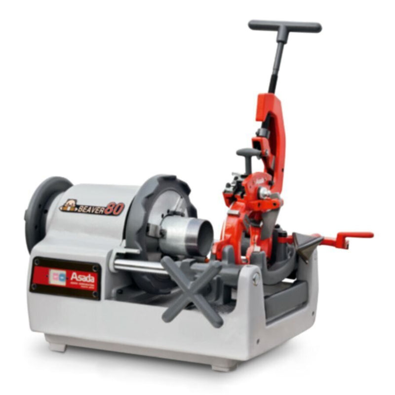 ASADA | Threading Machine 1140 watts + Die Set + Threading Oil - 1 Gallon | BEAVER 80