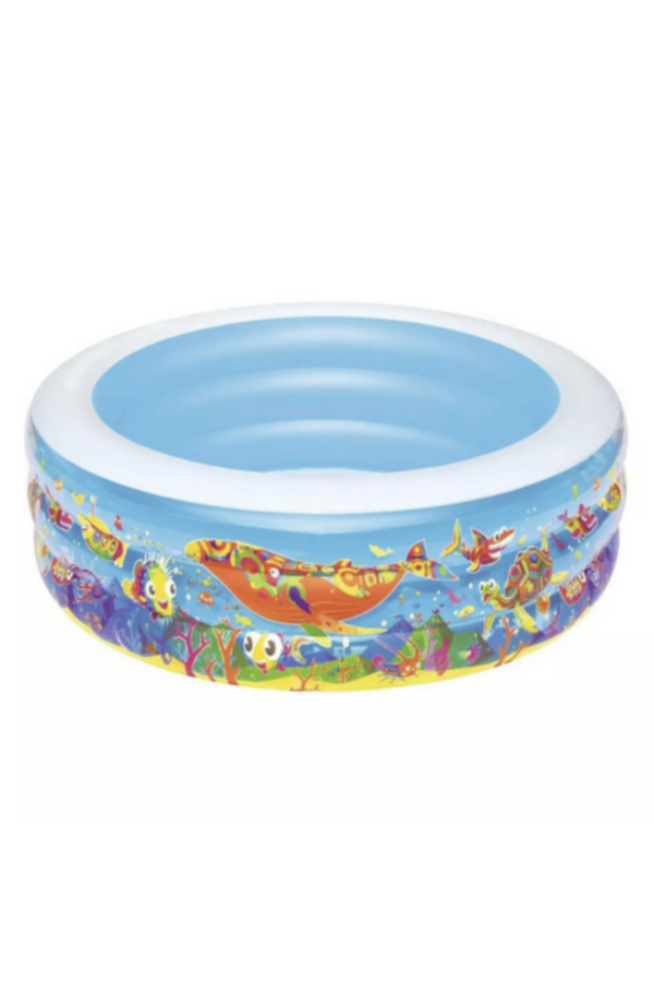 BESTWAY | Sea Life Inflatable Play Pool 60"xH20"/1.52m x H51cm | BES115TOY00053