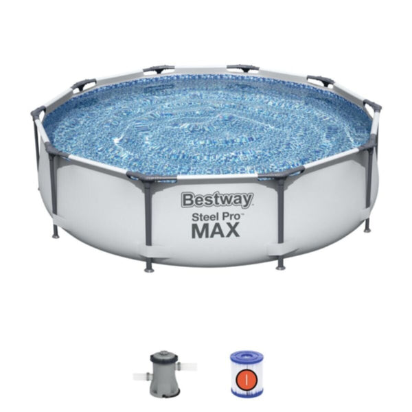 BESTWAY | Steel Pro MAX 10' x 30"/3.05m x 76cm Pool Set | BES115TOY00109