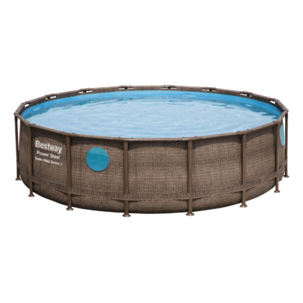 BESTWAY | Power Steel Swim Vista Series Pool Set 16' x 48"/4.88m x 1.22m | BES115TOY00990
