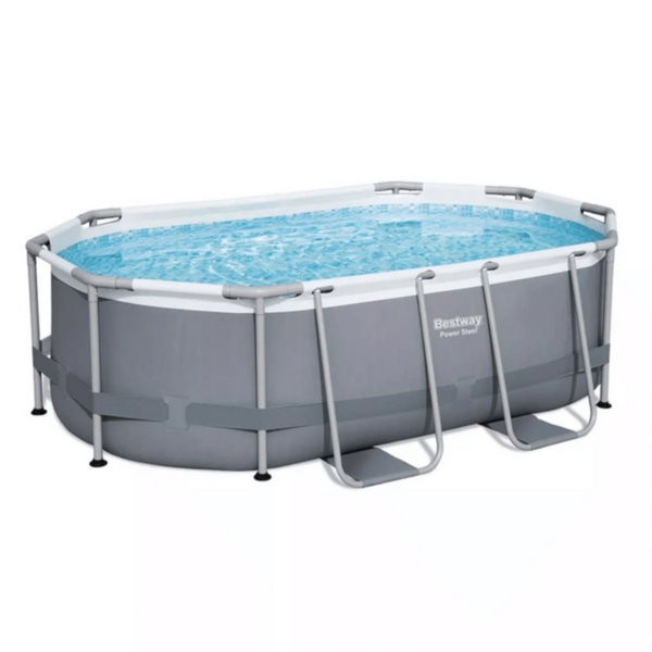 BESTWAY | Oval Pool Set 10' x 6'7" x 33"/3.05m x 2.00m x 84cm | BES115TOY01423