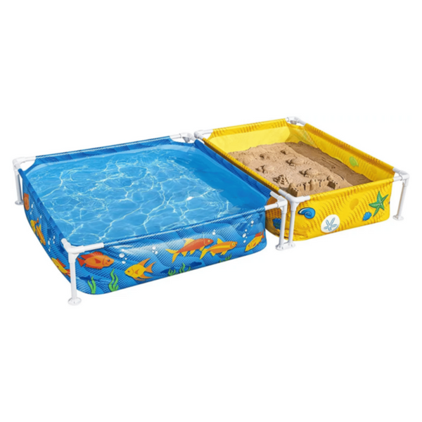 BESTWAY | My First Frame Pool And Sandpit 7' x 48" x 12"/2.13m x 1.22m x 30.5cm | BES115TOY01582