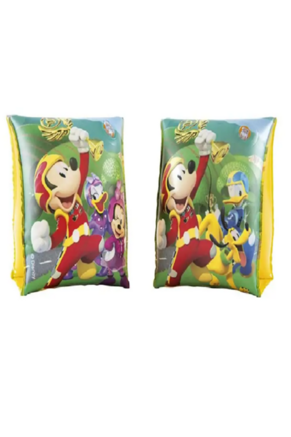 BESTWAY | Mickey and the Roadster Racers Armbands 9" x 6"/23cm x 15cm Inflatable | BES115TOY00146