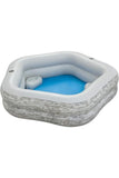 BESTWAY | TruPrint Stone Family Pool | BES115TOY01622