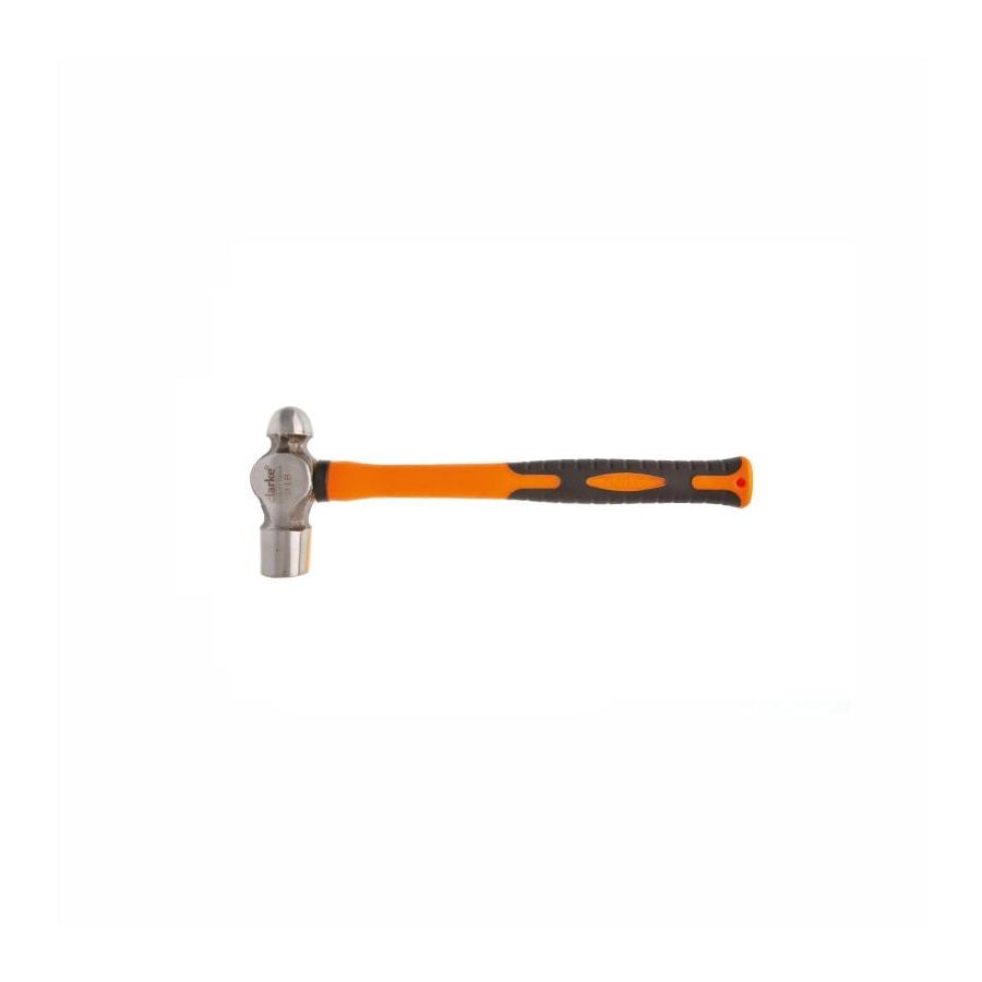 CLARKE | Ball Pein Hammer 1/2 LB Orange/ Black Color Comfortable Fibre Handle | BPH1/2FC
