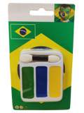 Quick Face Painting Kit with Brush (3 Packets) | Brazil |- Minagination