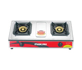NIKAI | 2 Burner Glass Gas Cooking Hob | NG942TF