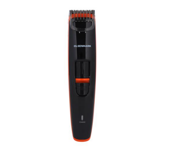 OLSENMARK | 600Mah Cordless Rechargeable Beard Trimmer - Black And Orange | OMTR4088