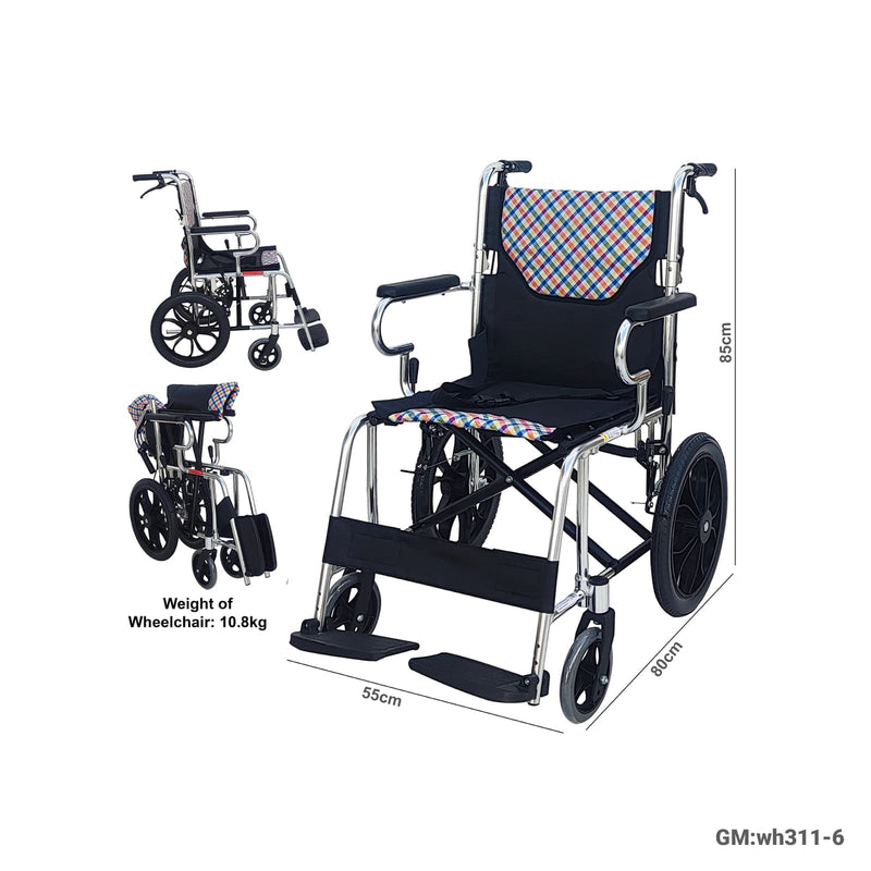 Folding Manual Wheelchair | wh311-6