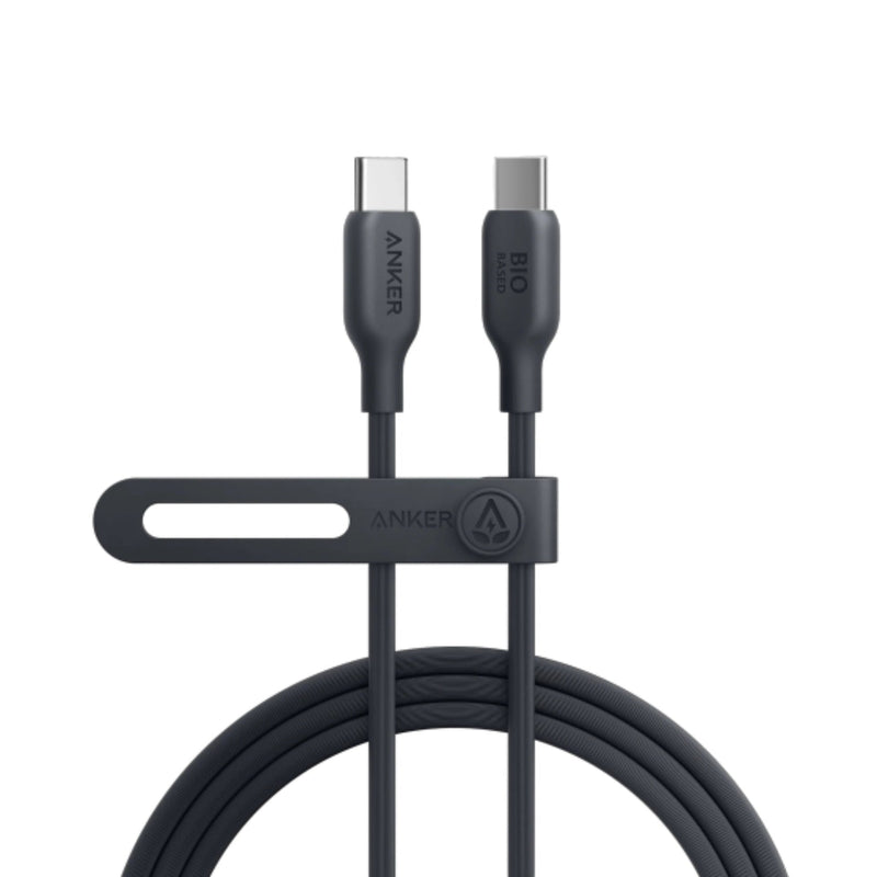 ANKER | 544 USB C to USB C Bio Based Cable 140 W 3ft 0.9 m Black | A80F1H11
