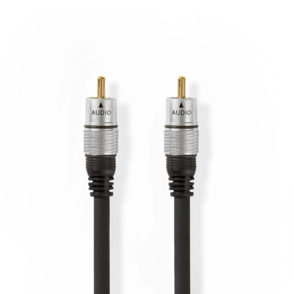 NEDIS | Digital Coax Audio Cable RCA Male to Male Gold Plated 5m | CAGC24170AT50