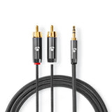 NEDIS | Stereo to Audio Cable Gold Plated 2m | CATB22200GY20