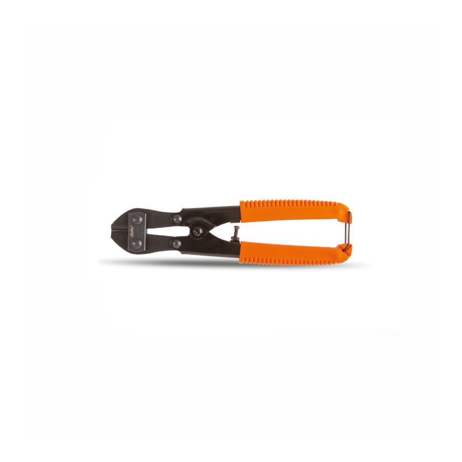 CLARKE | Compact Cutter 8 inch Chrome Vanadium Steel with Plastic Coated Orange Colour Handle | CC8CL