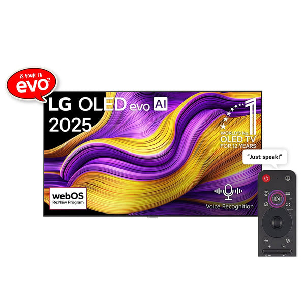 LG | 77" LG OLED evo AI G5 4K Smart TV with AI Magic Remote Dolby webOS25 2025 | OLED77G56LA