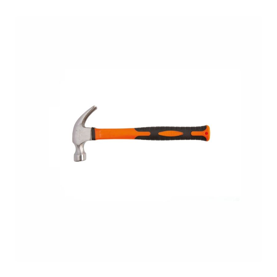 CLARKE | Claw Hammer 0.5kg Orange/Black Color Fibre Handle | CH0.5FC