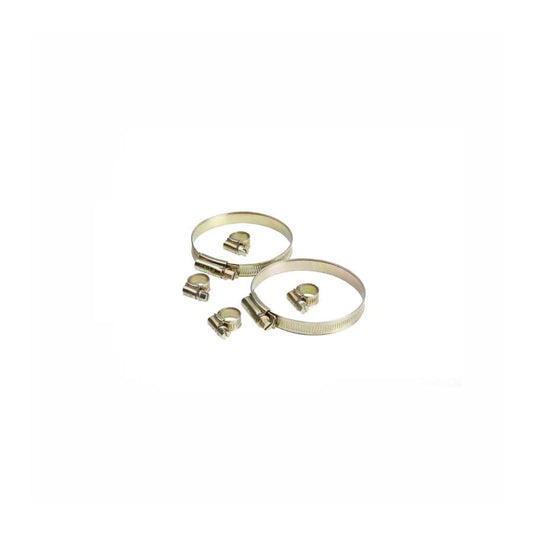 CLARKE | Hose Clip BS90 Bi-Metal 70-90MM (2 ¾”-3 ½”) 4, Zinc Plated & Corrosion Resistant, 5 pcs pkt | CHC4
