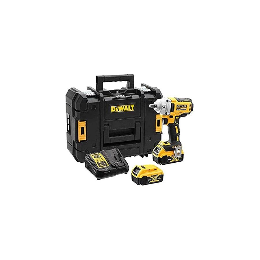 DEWALT | Compact High Torque Wrench 2 Battery 5.0 Ah + Charger - 450Nm 18V | DCF894P2-GB