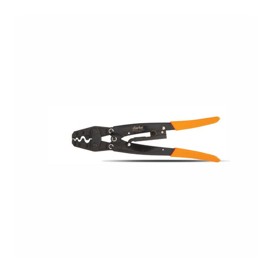 CLARKE | Crimping Tool Ratchet 11 inch Orange Color Handle 1.5mm to 16mm capacity with ratcheting device | CTR16C