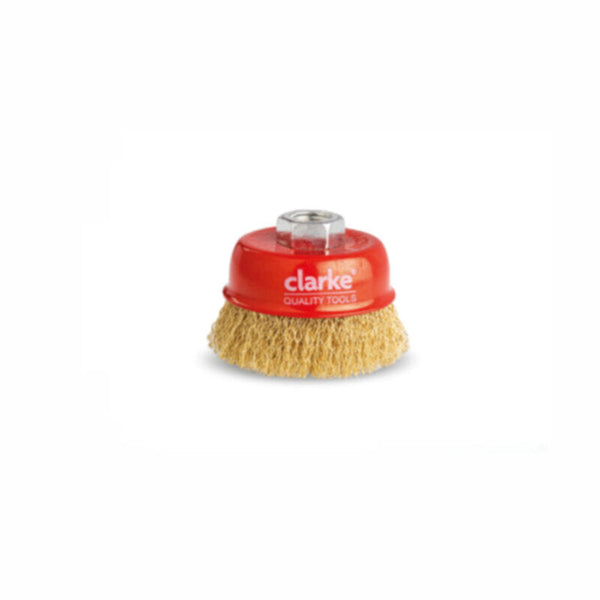 CLARKE | Cup Wire Brush Crimped M10 x 65mm | CWBC10X65C