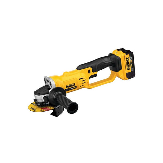 DEWALT | Small Angle Grinder 125 mm 2 Battery 4.0 Ah + Charger + Kit Box 18V | DCG412M2-GB