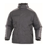 DELTAPLUS | Mens Nordland Pu-Coated Polyester Oxford Cold Storage Parka Grey